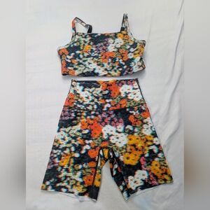 Offline By Aerie Athletic Set - Out Of Focus Floral